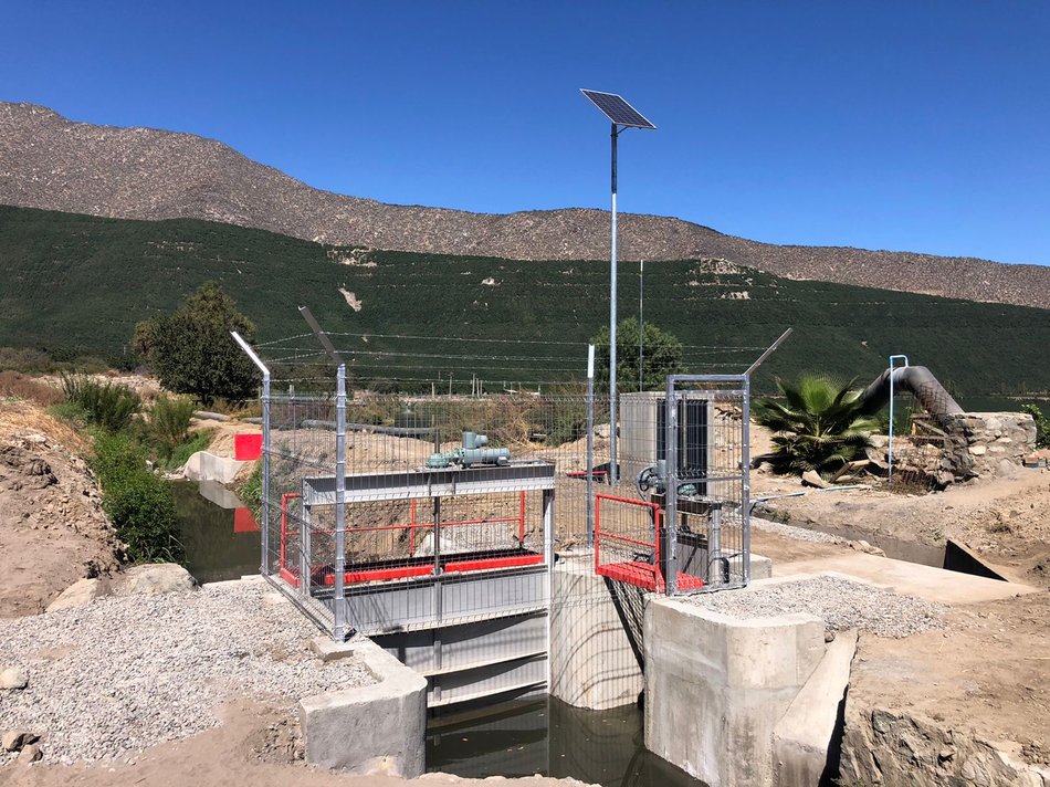 Estación de telecontrol con energía solar